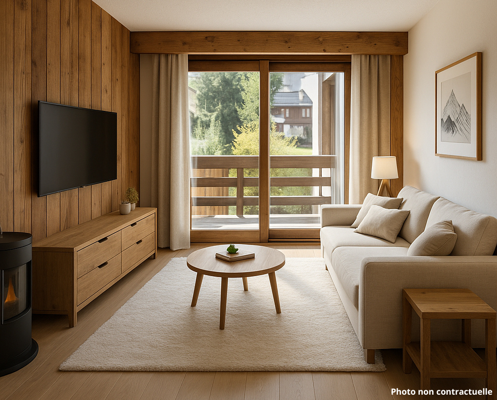 Photo Ski au pied: Studio avec balcon à Megève, Rochebrune A RENOVER image 1/4