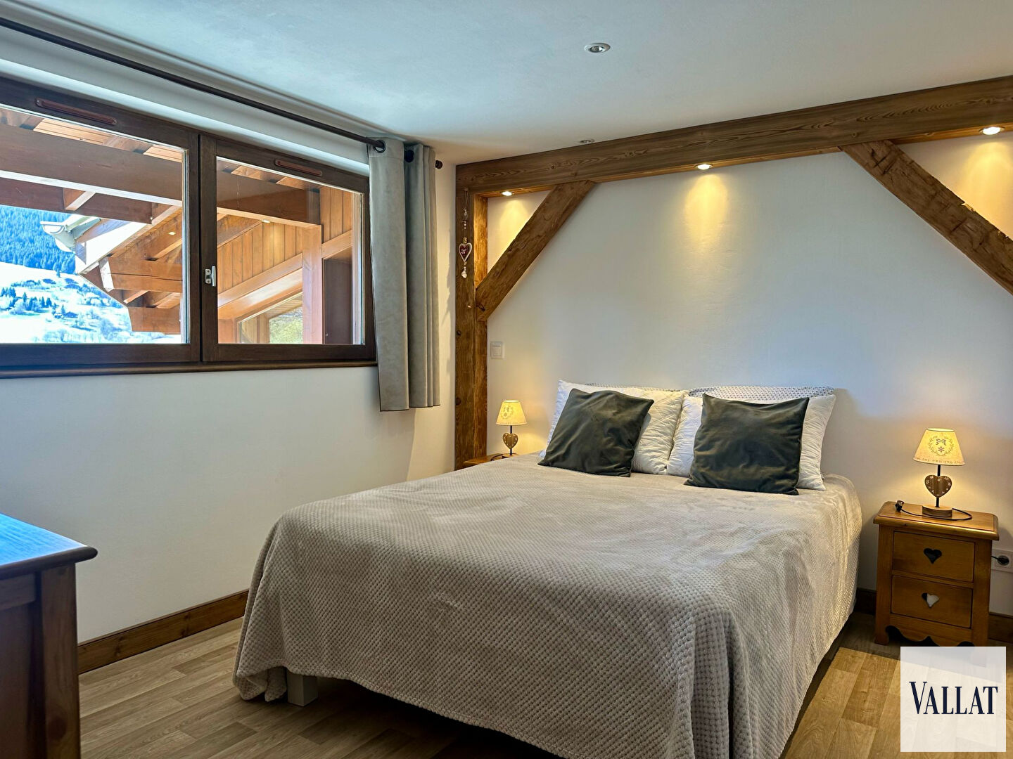 Photo Écrin de calme T2+cabine avec terrasse panoramique sur Megève image 3/6