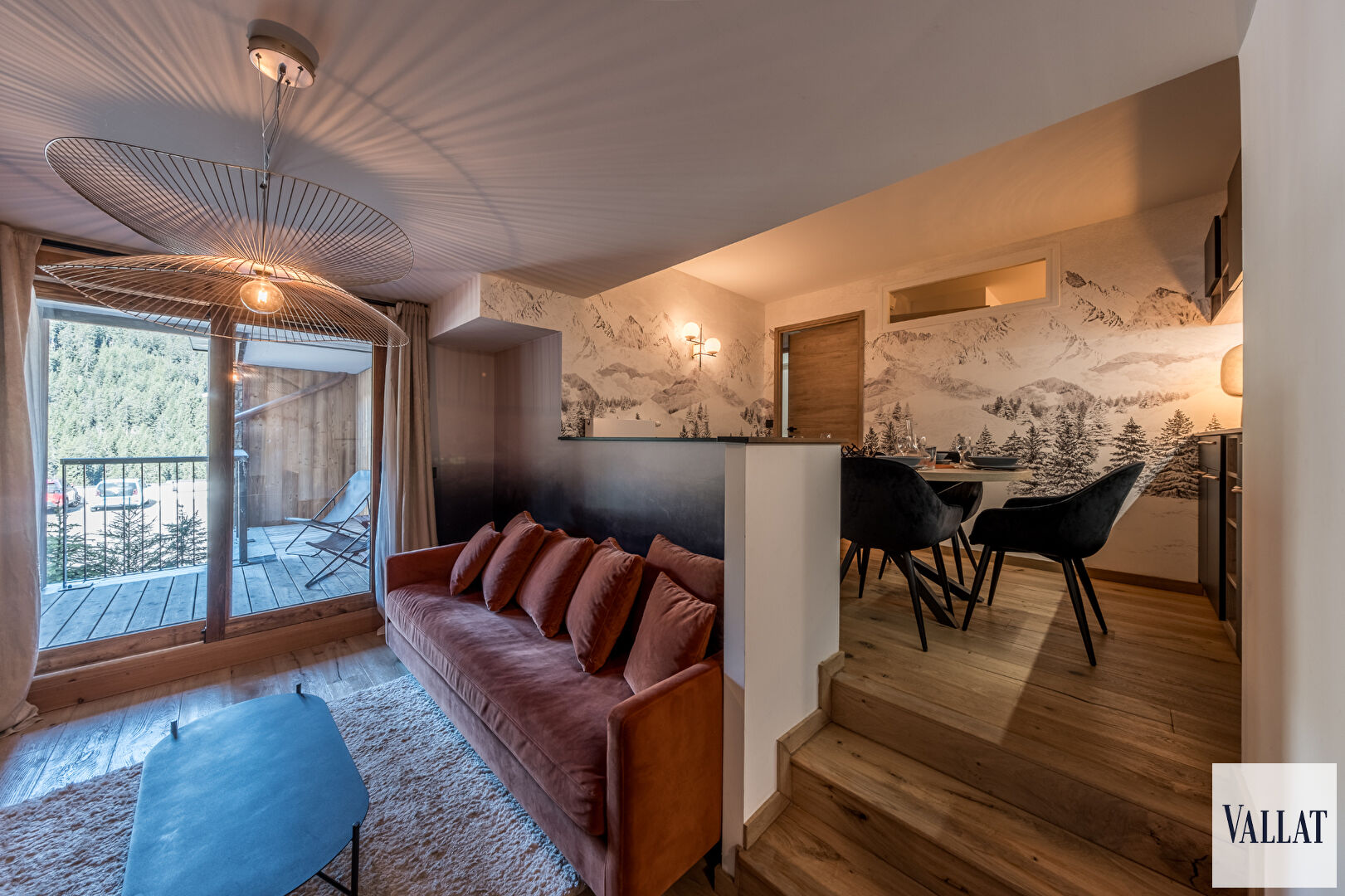 Appartement familial neuf avec 2 chambres skis aux pieds à Courchevel Moriond 1650