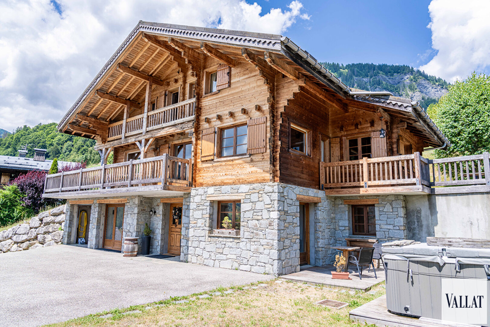 Chalet familial avec vue panoramique à Flumet