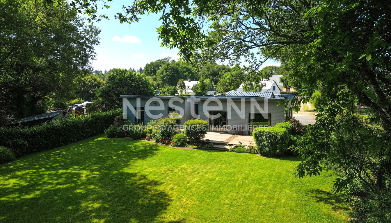 Maison plain pied, 130 m², 3 chambres avec 1500 m² de terrain