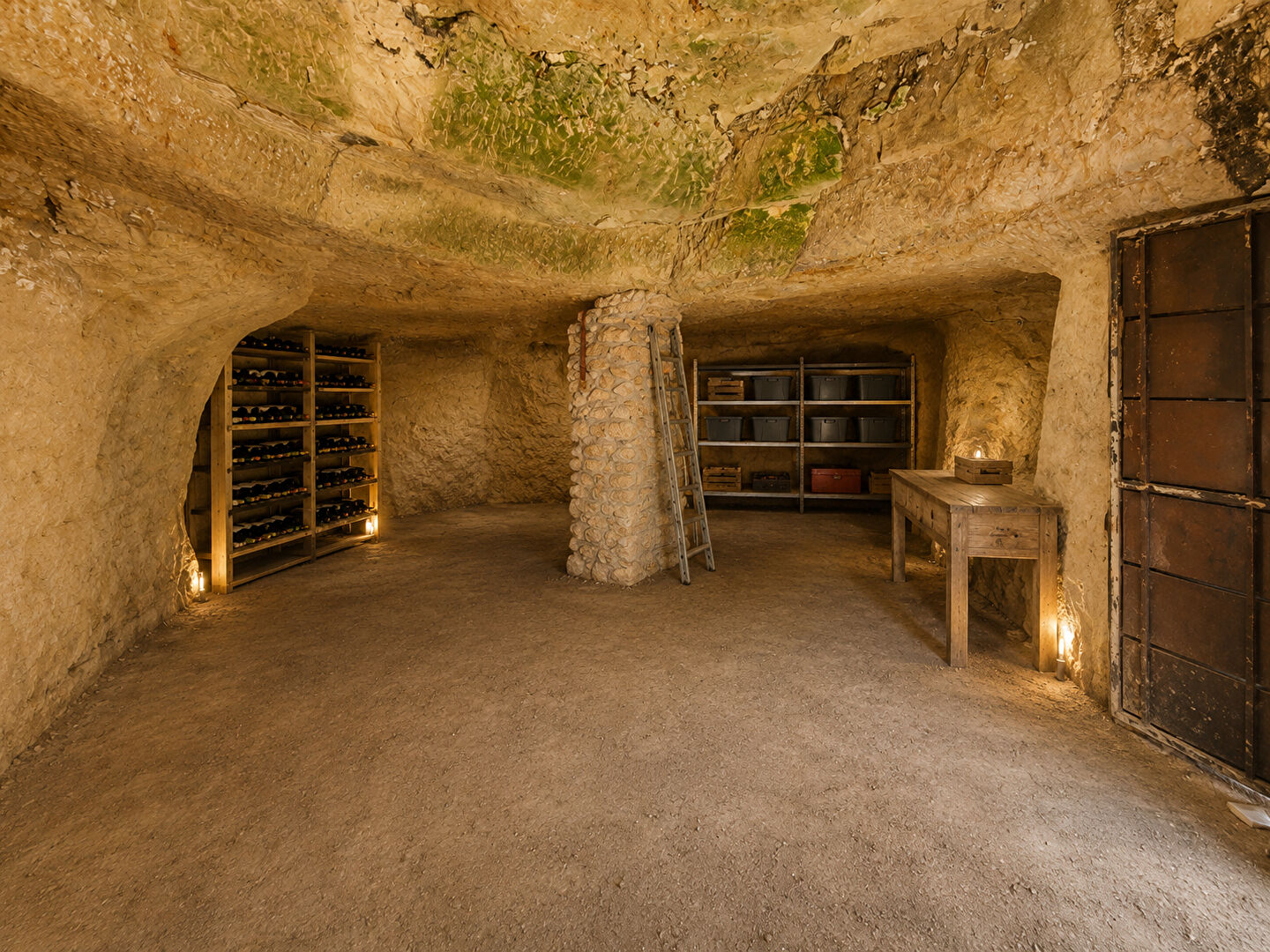 Ensemble de 2 caves à Larcay, proche bourg