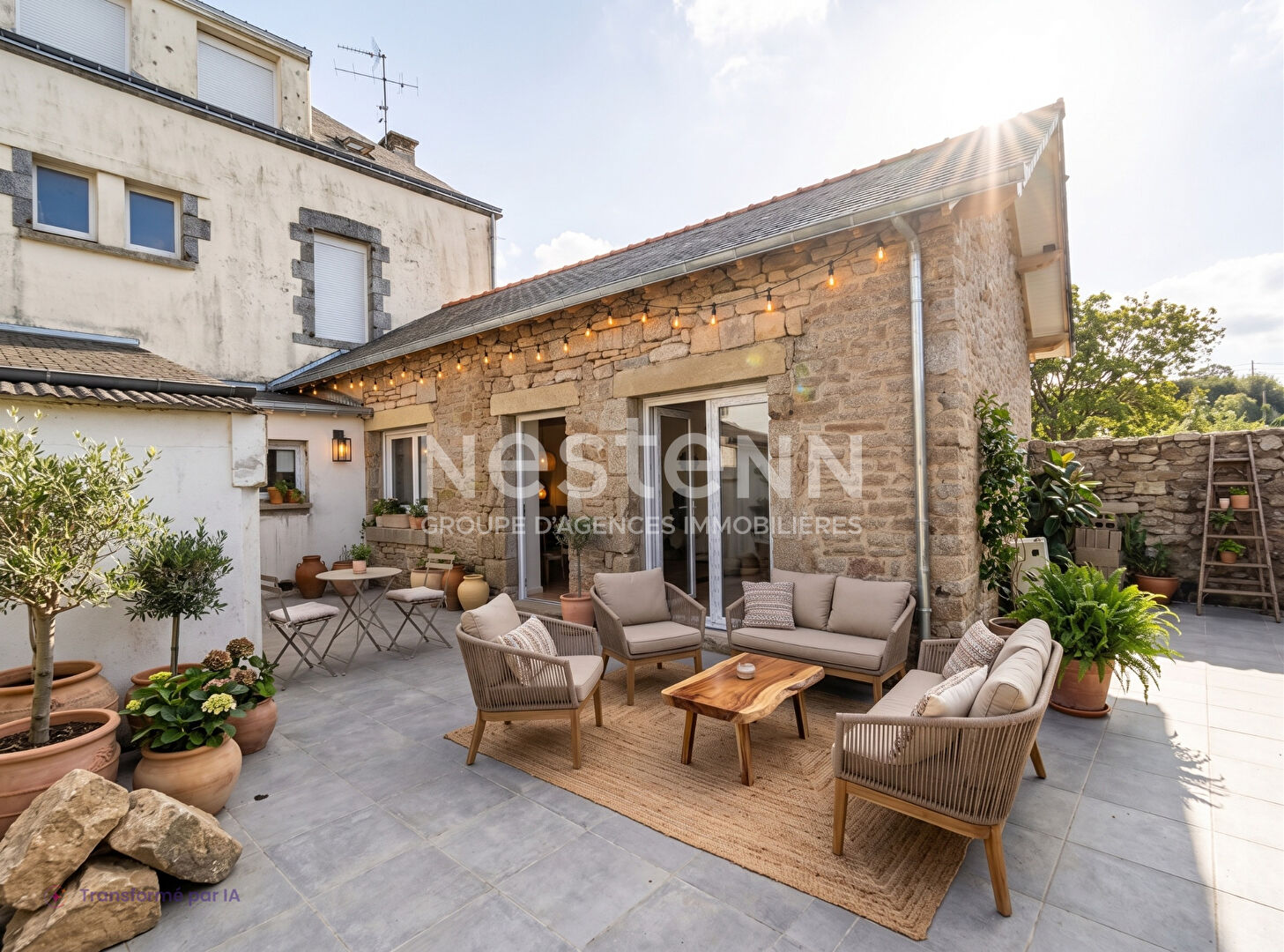 Maison à Questembert - Centre-ville au calme - 49 m² - 2 pièces