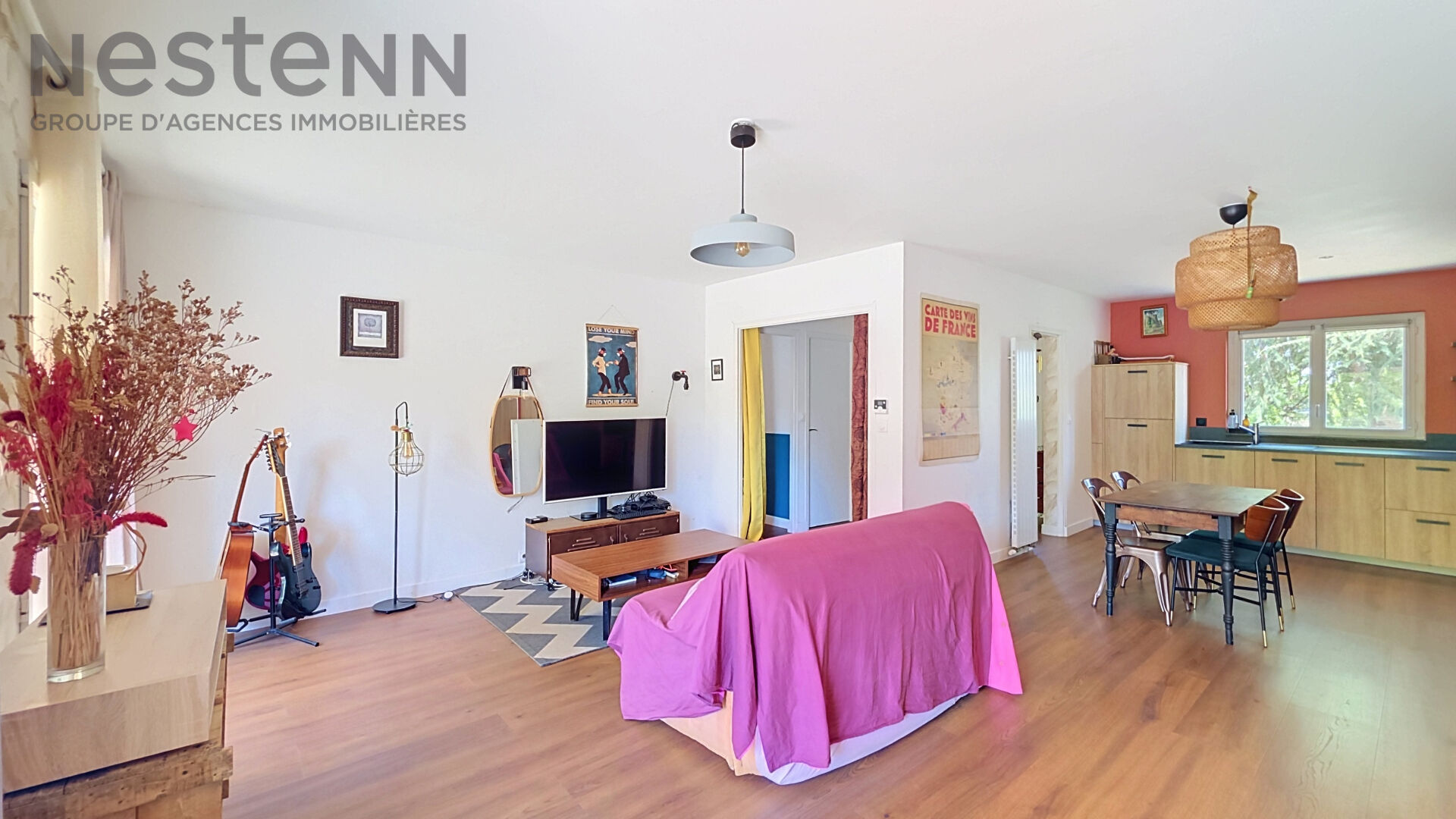 Maison familiale de 150 m² - 5 chambres - Terrain de 754 m² à Mûrs-Erigné