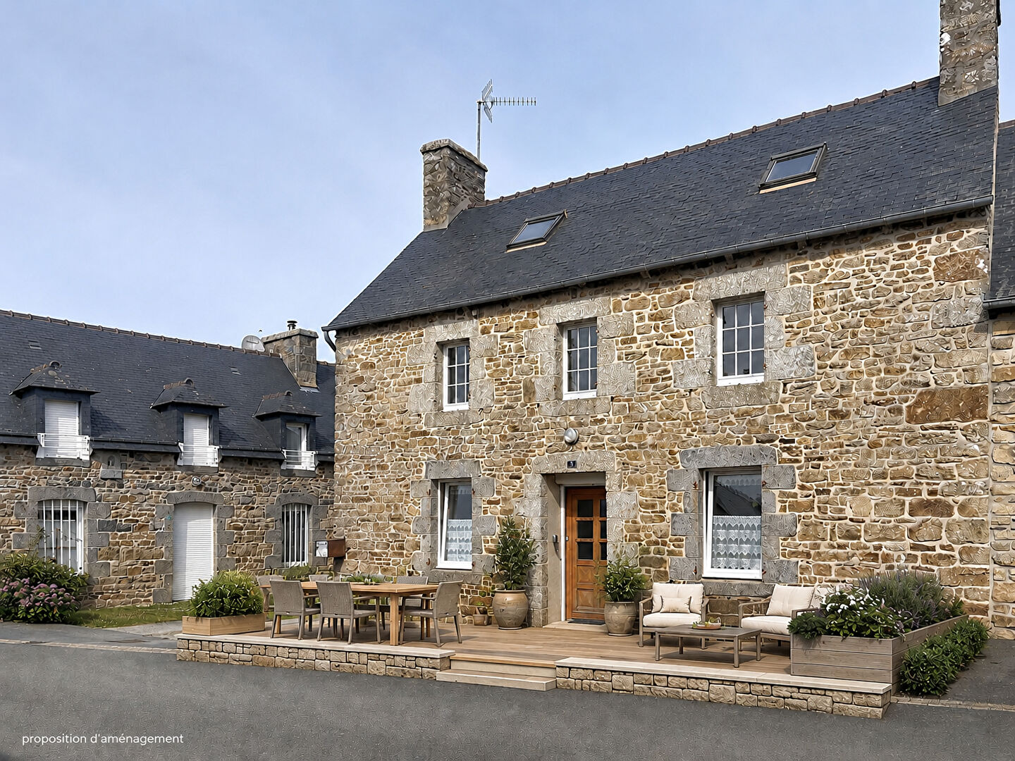 Maison de ville avec garage à Saint Julien - 3 pièces, 78 m²