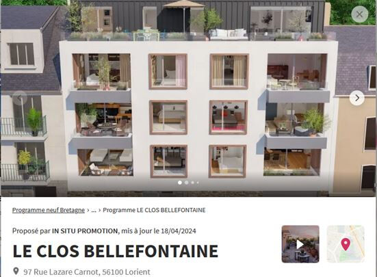 Photo Appartement Lorient 4 pièce(s) 79 m2 image 1/1