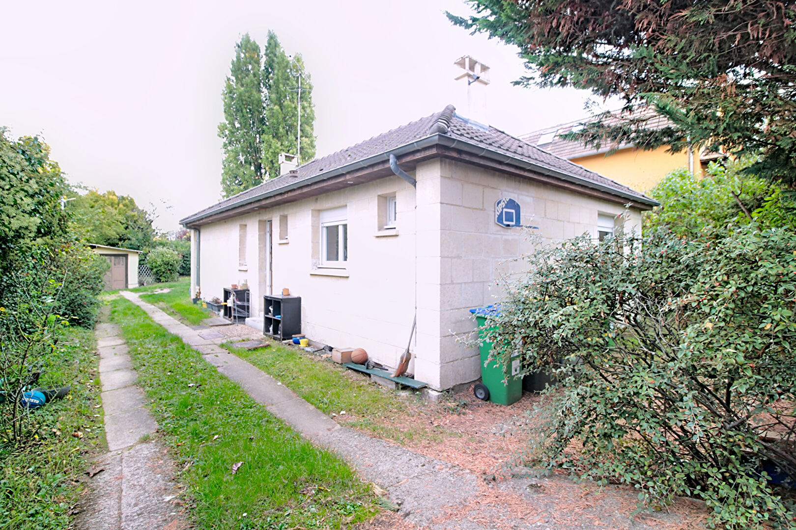 MAISON  80M² LE PECQ 3 CHAMBRES PLAIN PIED JARDIN GARAGE AGRANDISSEMENT POSSIBLE