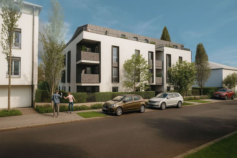 ST LAURENT DE MURE proche CENTRE Avenue Jean Moulin - Appartement 3 pièces Attique NEUF - RT2012