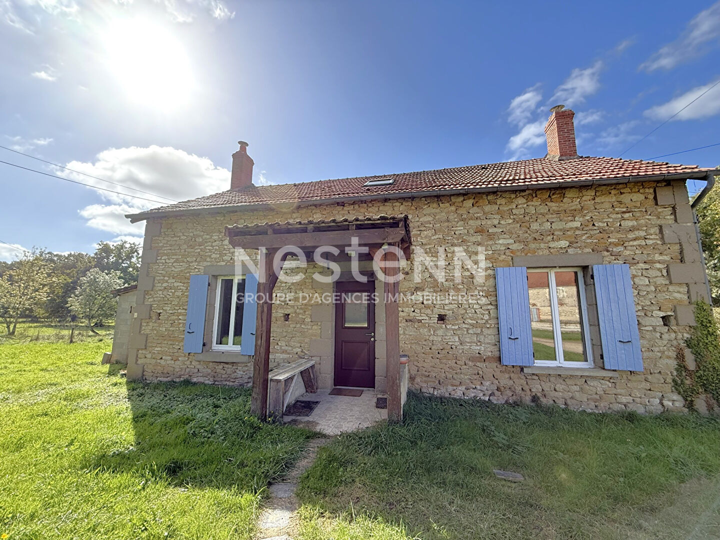 MAISON À LOUER 2 CHAMBRES ET UN BUREAU EN CAMPAGNE SAINT CHRISTOPHE EN BAZELLE (INDRE 36)