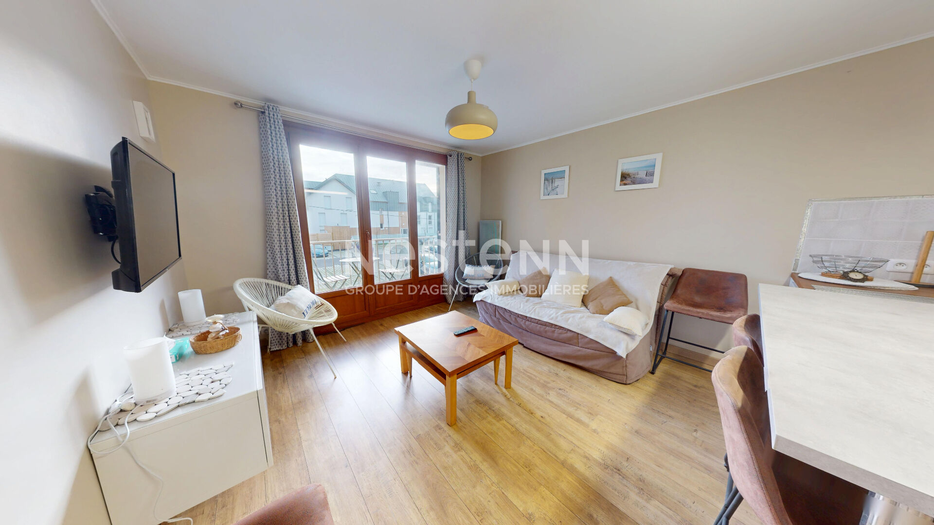 Photo Appartement Sainte-Cécile 2 pièces cabine 41 m2 -Exposition SUD - Vue latérale mer -150M de la plage-meublé image 2/6