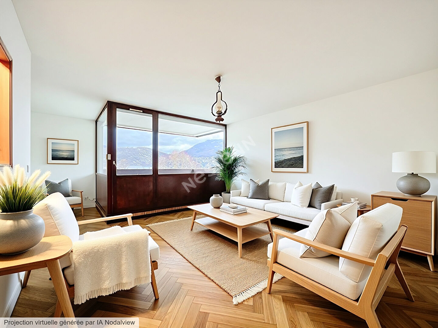 DUINGT _ Spacieux appartement 2 pièces de 54,70 m², avec belle vue dégagée et à proximité du lac d'Annecy