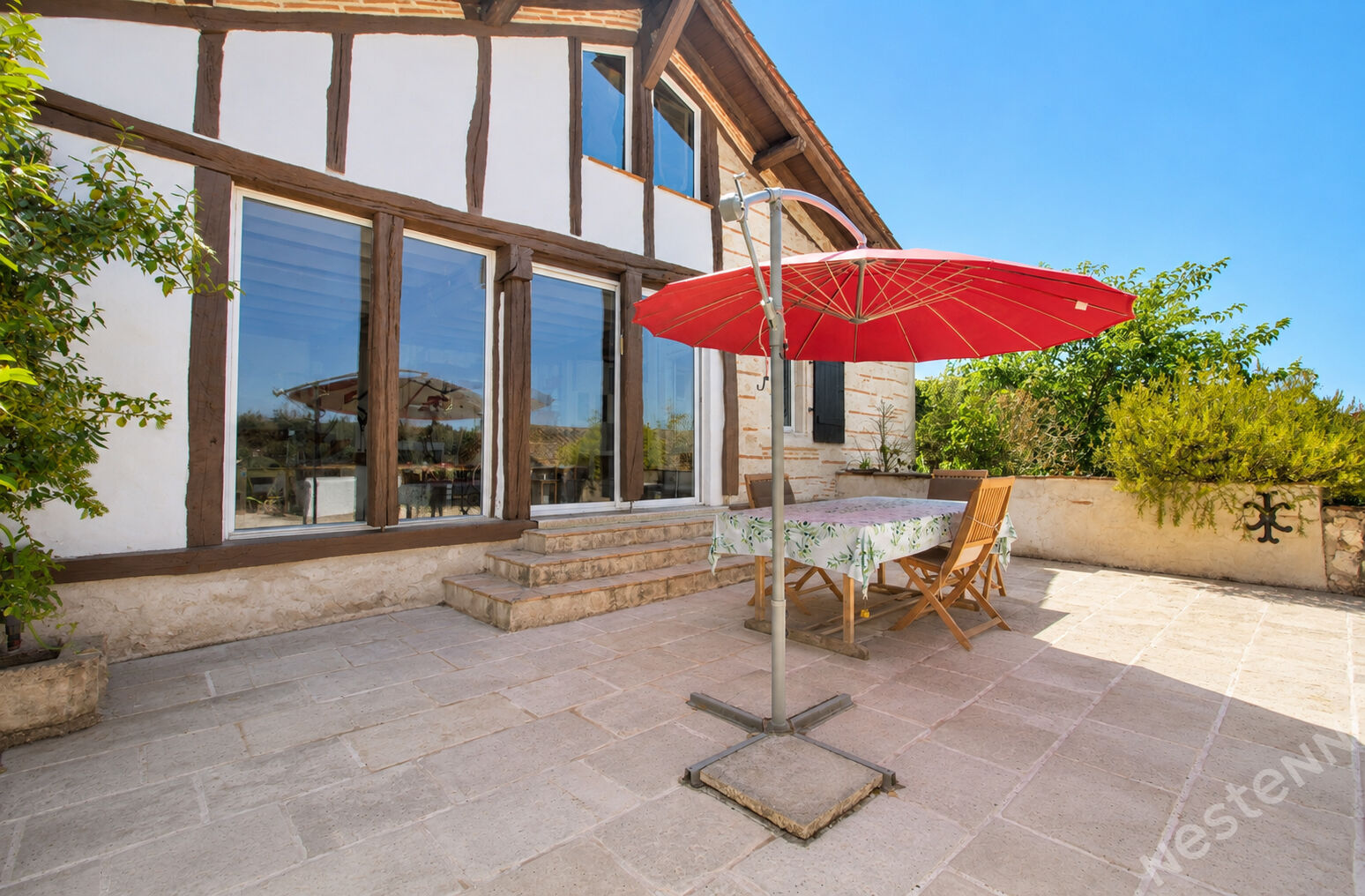 Sérignac-sur-Garonne - Maison de caractère de 150m² avec grande terrasse et garage en coeur de ville