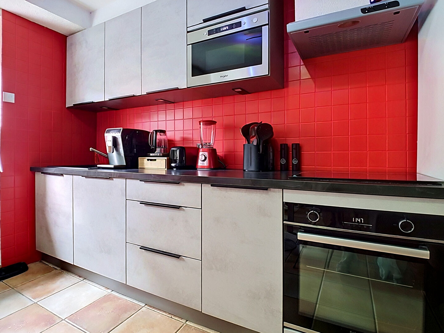 Three-bedroom property in Haute-Savoie, featuring a bright bedroom with a double bed and natural light.