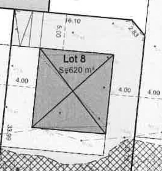 Photo Terrain Belcodene 620 m2 image 2/2