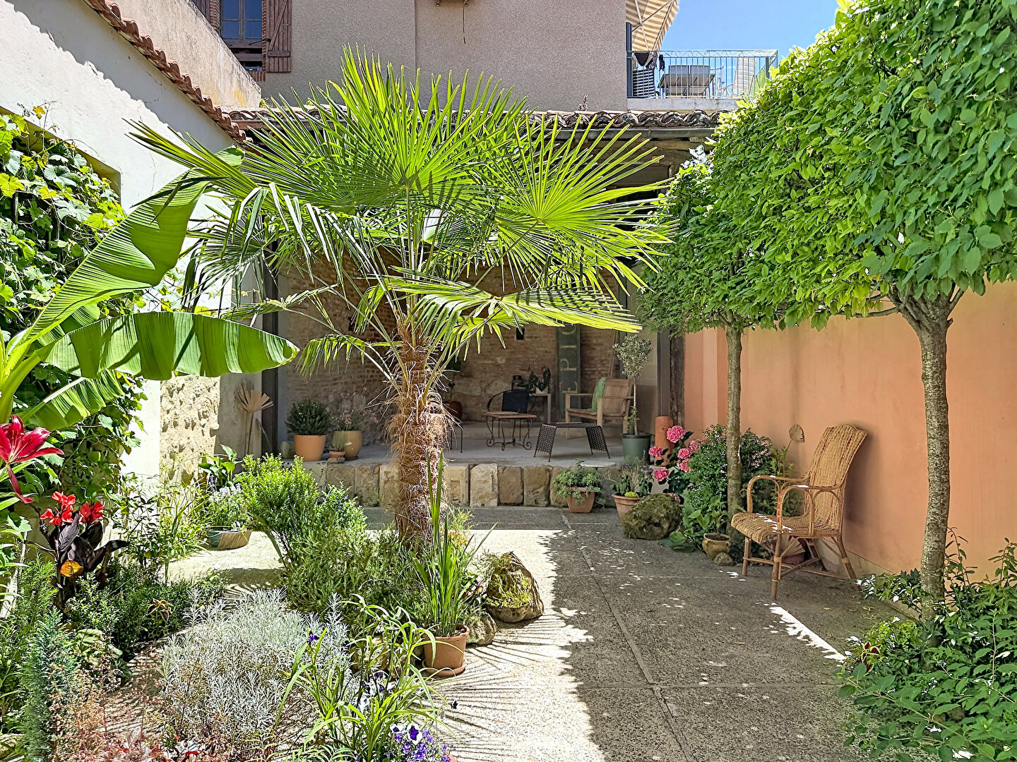 Maison de ville 3 chambres avec jardin à vendre à Aubiet