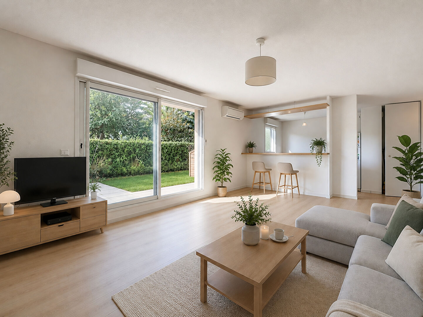 Vallauris - T3 de 77m² en rez-de-jardin - 60 m² de terrasse