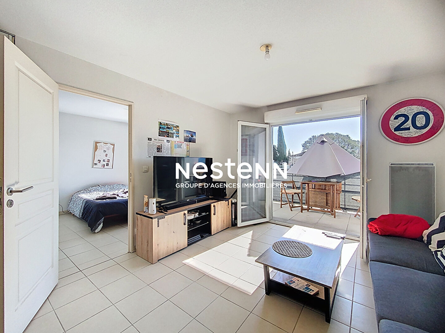 2P - SUD - 47m2- TERRASSE 10M2 - 1 PLACE DE PARKING - VALLAURIS