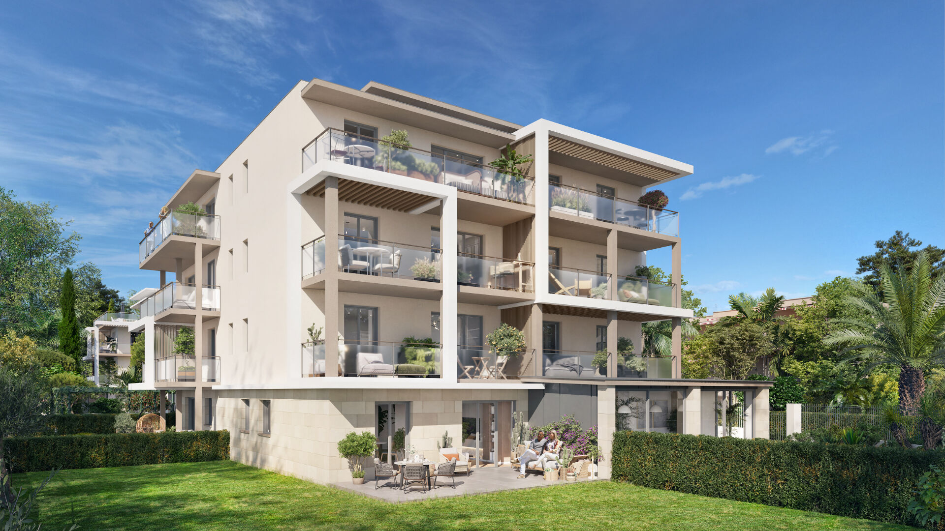 T4 neuf rez-de-jardin 86m2 Le Golfe Juan