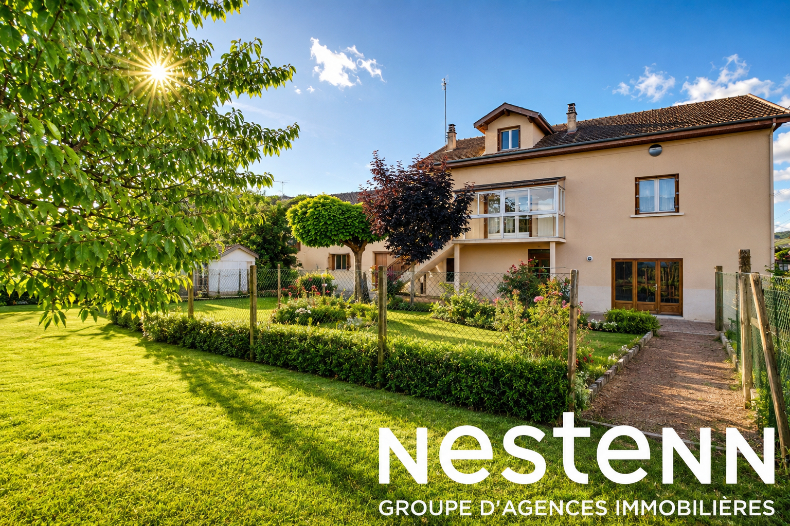 A vendre: Maison avec garage, caves et jardin - 5min 69220 BELLEVILLE EN BEAUJOLAIS