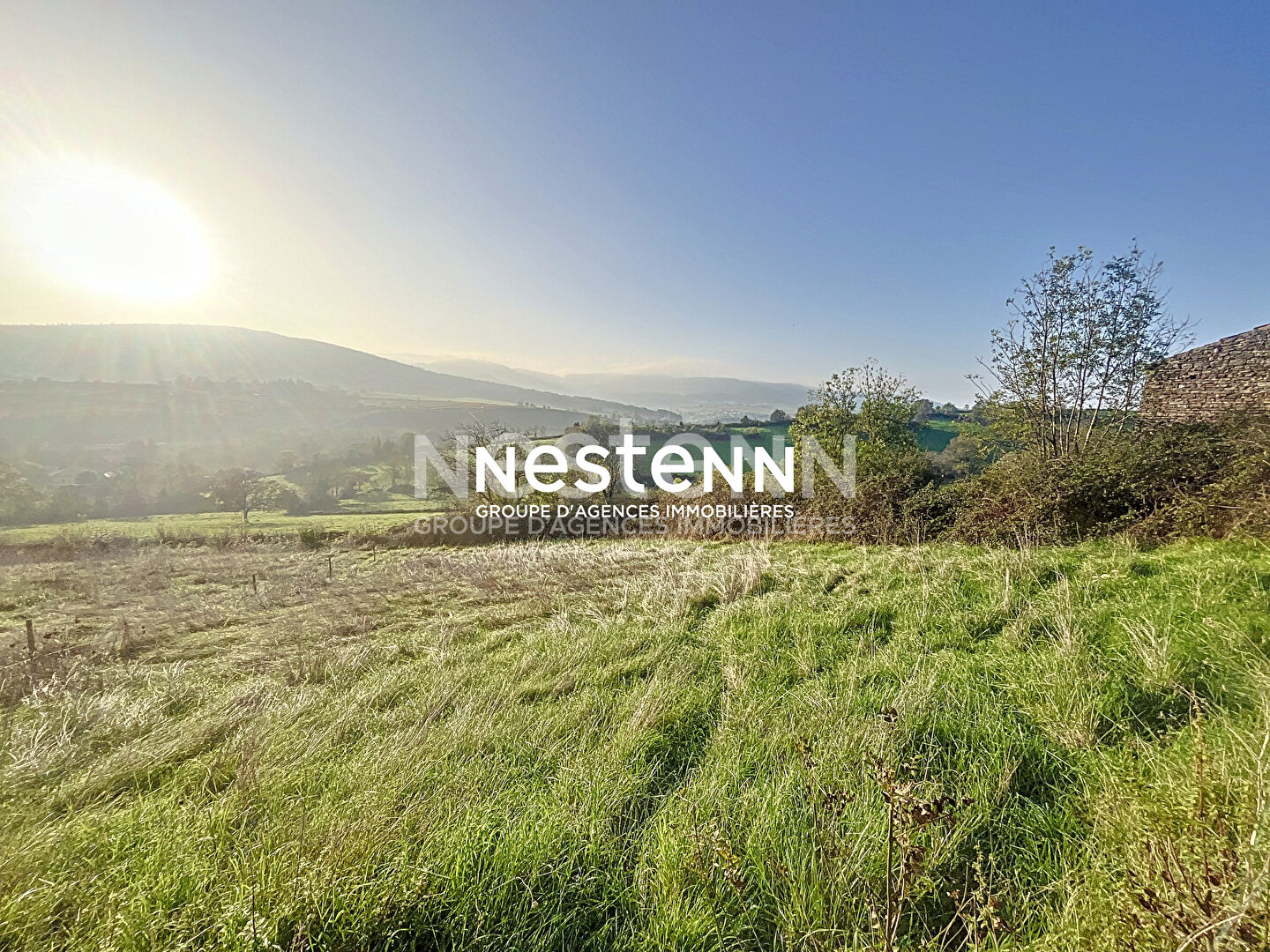 A vendre : Terrain constructible avec vue Panoramique - Proche LA ROCHE VINEUSE (71960)