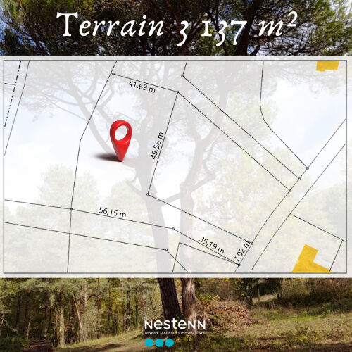 Photo Terrain de 3 137 m² à bâtir à 15 minutes au Nord de Bergerac : image 2/6