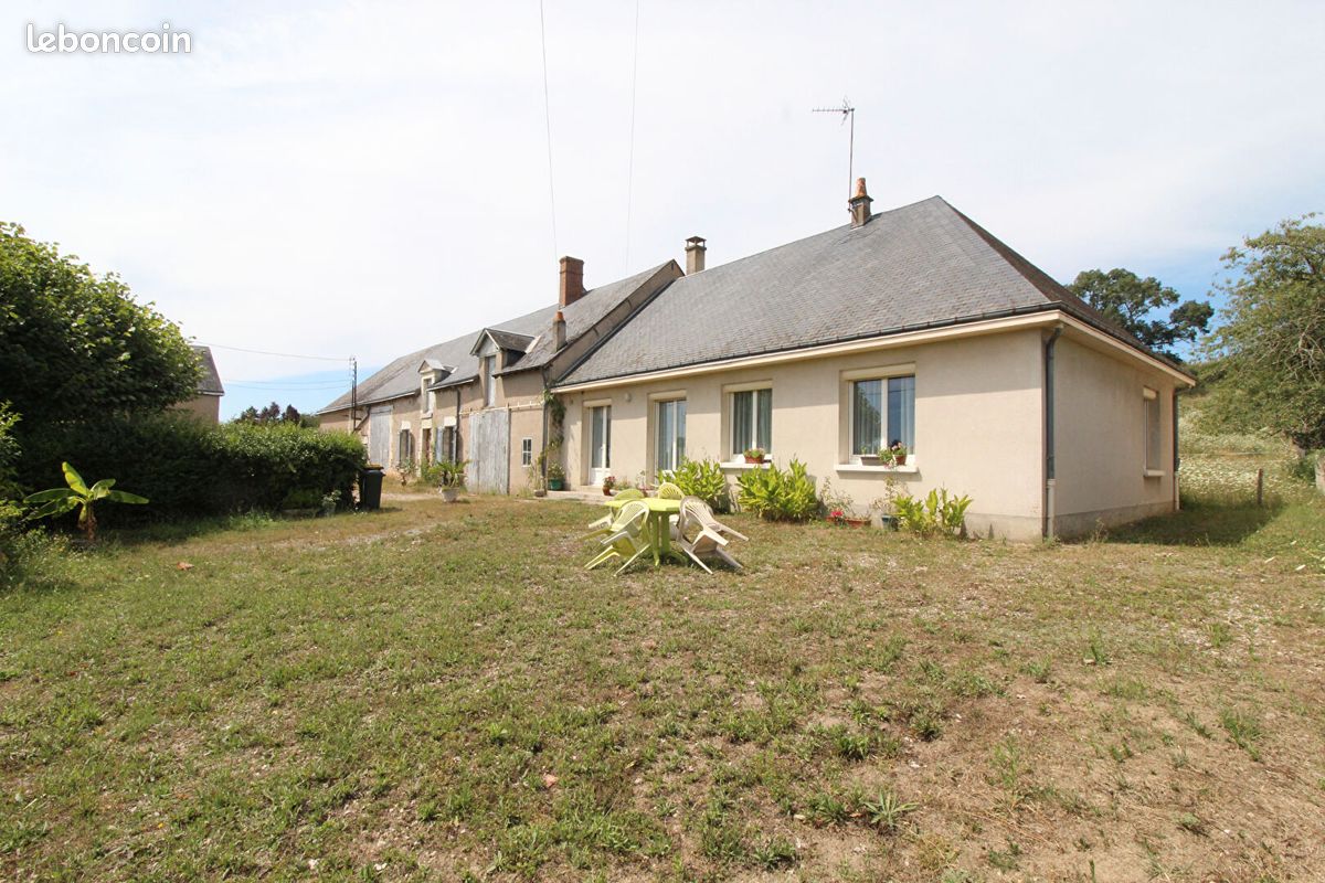 Maisons + granges + terrain 5 000 m² ? Gros potentiel à Valloire-sur-Cisse