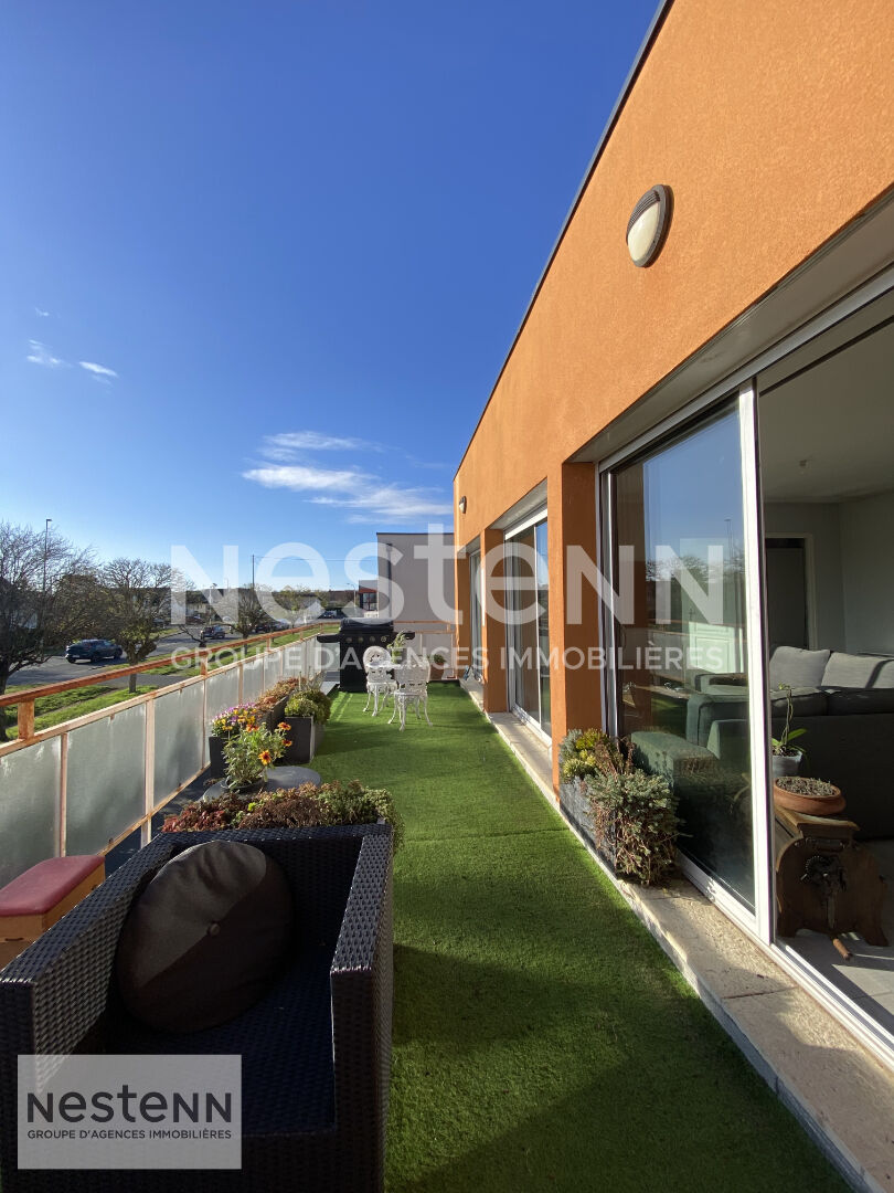 Saint-Gervais-la-Forêt / T4 non meublé / grand balcon-terrasse / 2 chambres, 1 bureau + 1 dressing