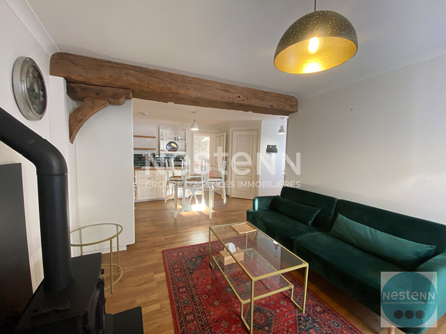 T3 meublé / 49m² habitables / petite terrasse dans la cour commune / à quelques pas du centre-ville de Blois