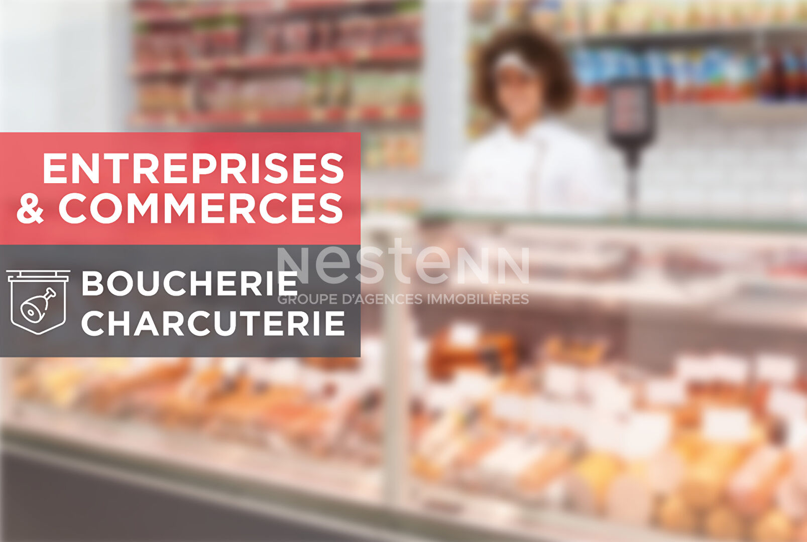 Boucherie à reprendre ou transformer, Local commercial 229 m² Tous commerces