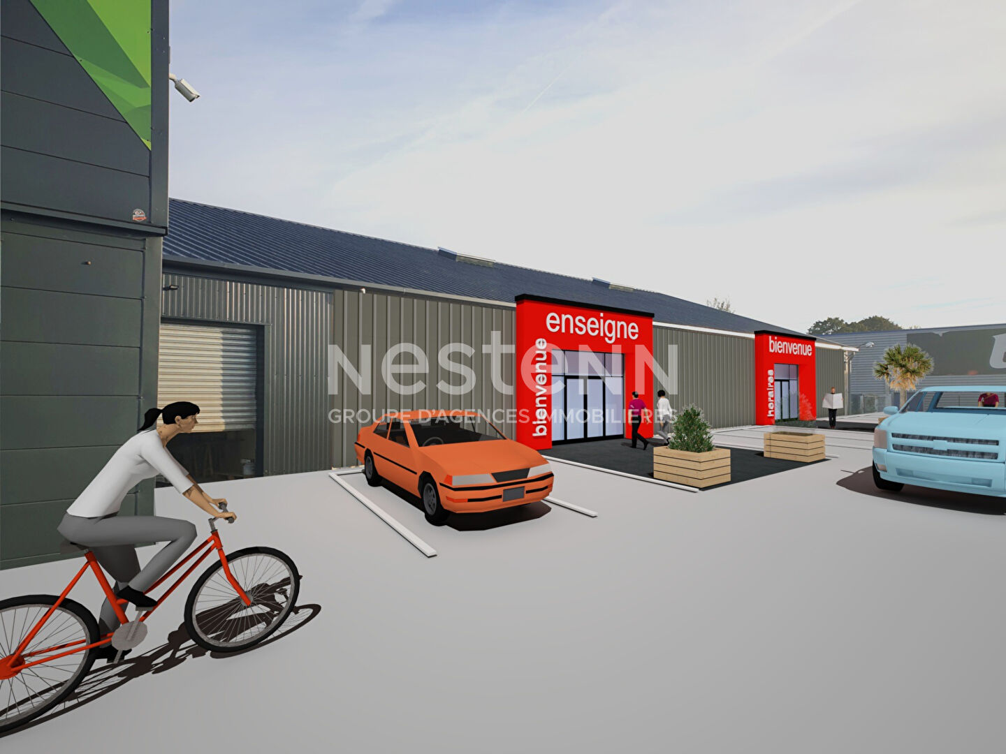 Cellule commerciale de 633 m² à louer . Zone d'activités de Blois