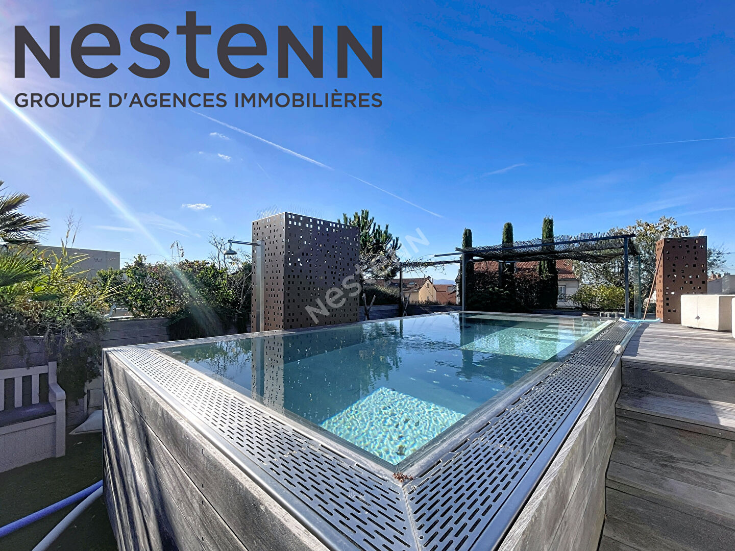 Rooftop - Terrasse - Piscine - Croix Rousse - Vue exceptionnelle - Maison sur les toits