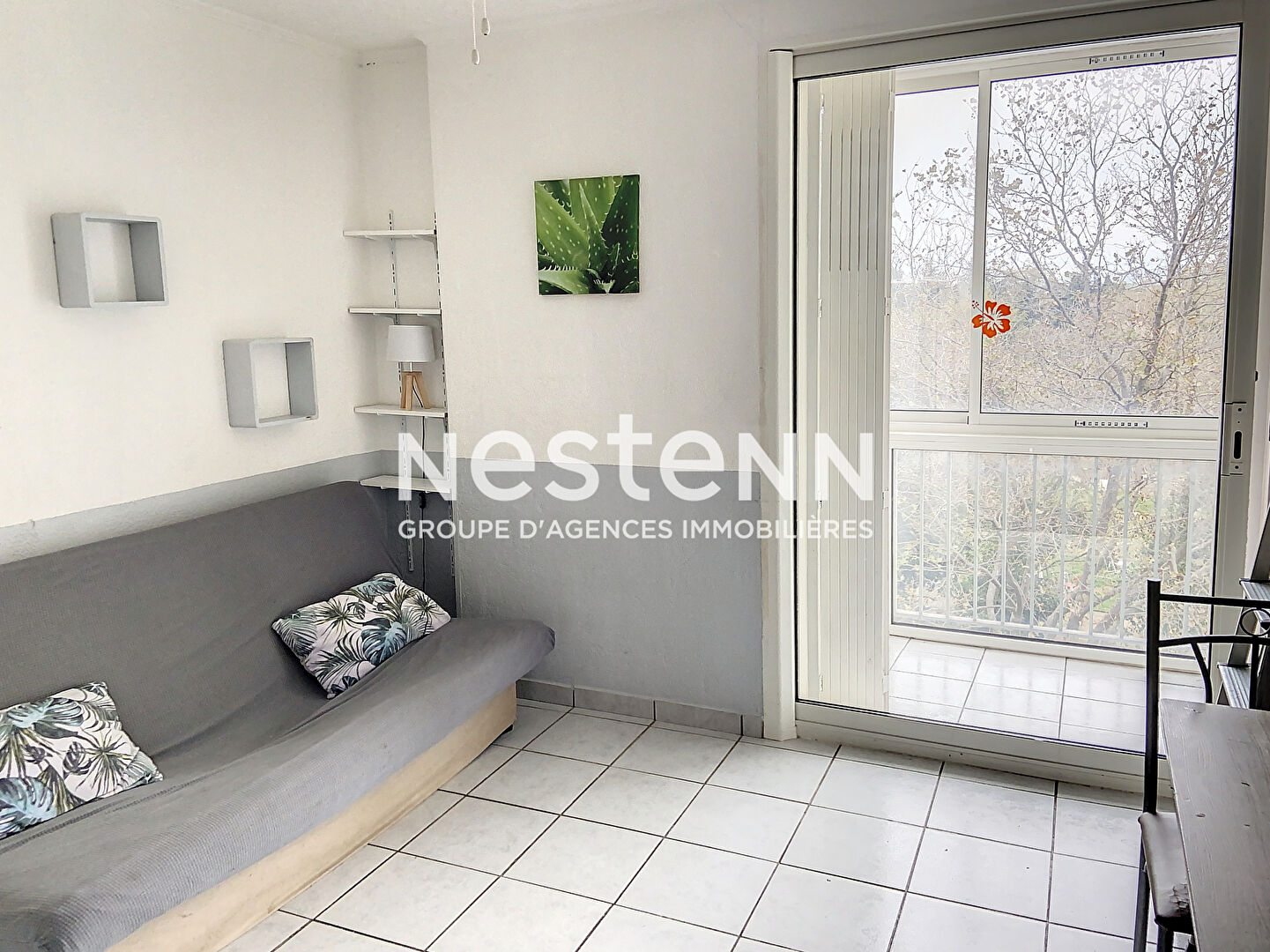 Studio meublé Perpignan 18 m2 avec loggia et parking