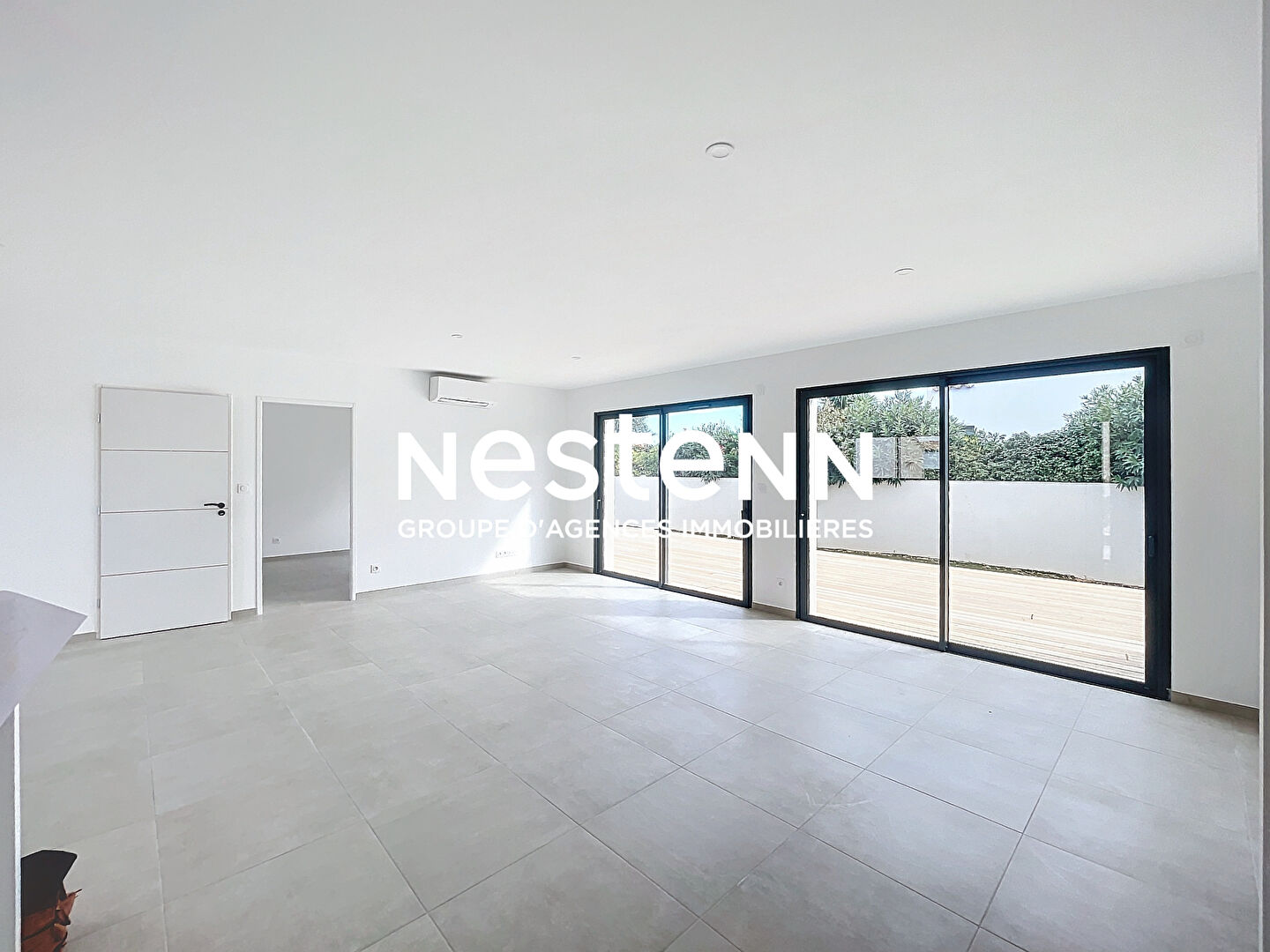 VILLA 4 pièces, en 3 faces, de plain pied, sur PALAU DEL VIDRE, à 10 minutes d'Argelès sur Mer, sur une parcelle piscinable de 375m²