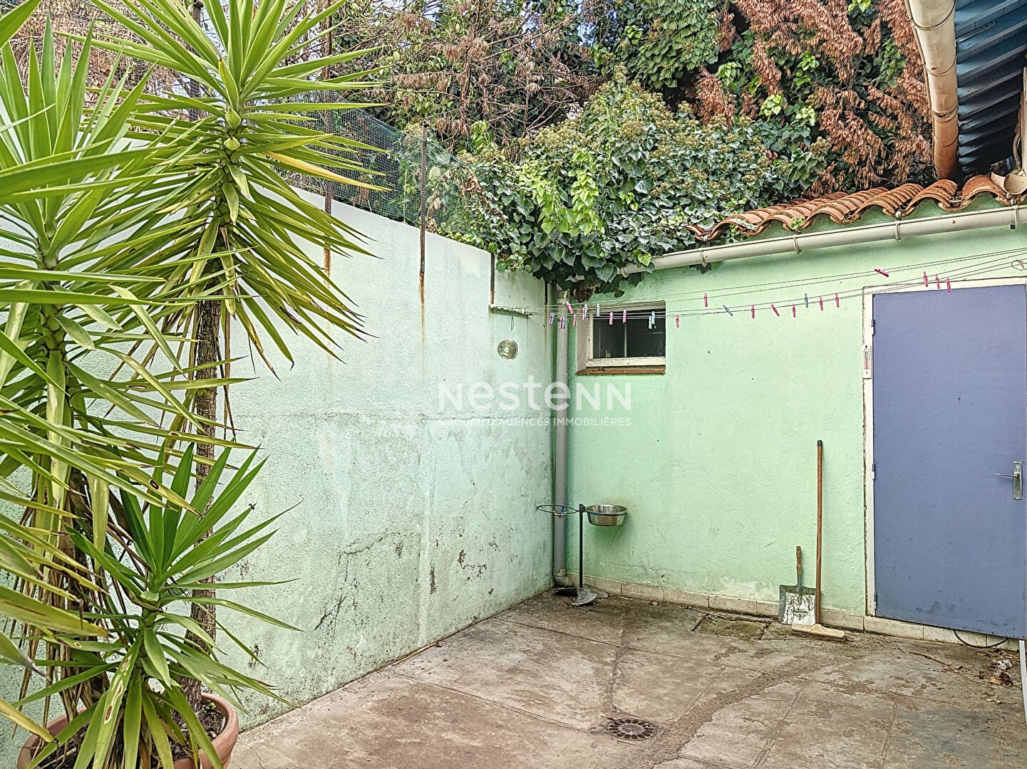 Petite maison avec cour, climatisée, 3 pièces, Perpignan, 57m2