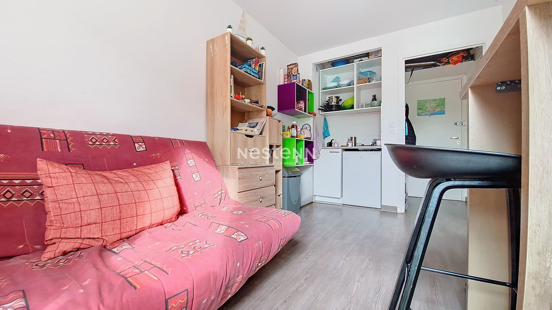 Photo Magnifique appartement 2 pièces de 24m2 rénové avec vue latérale mer image 2/6