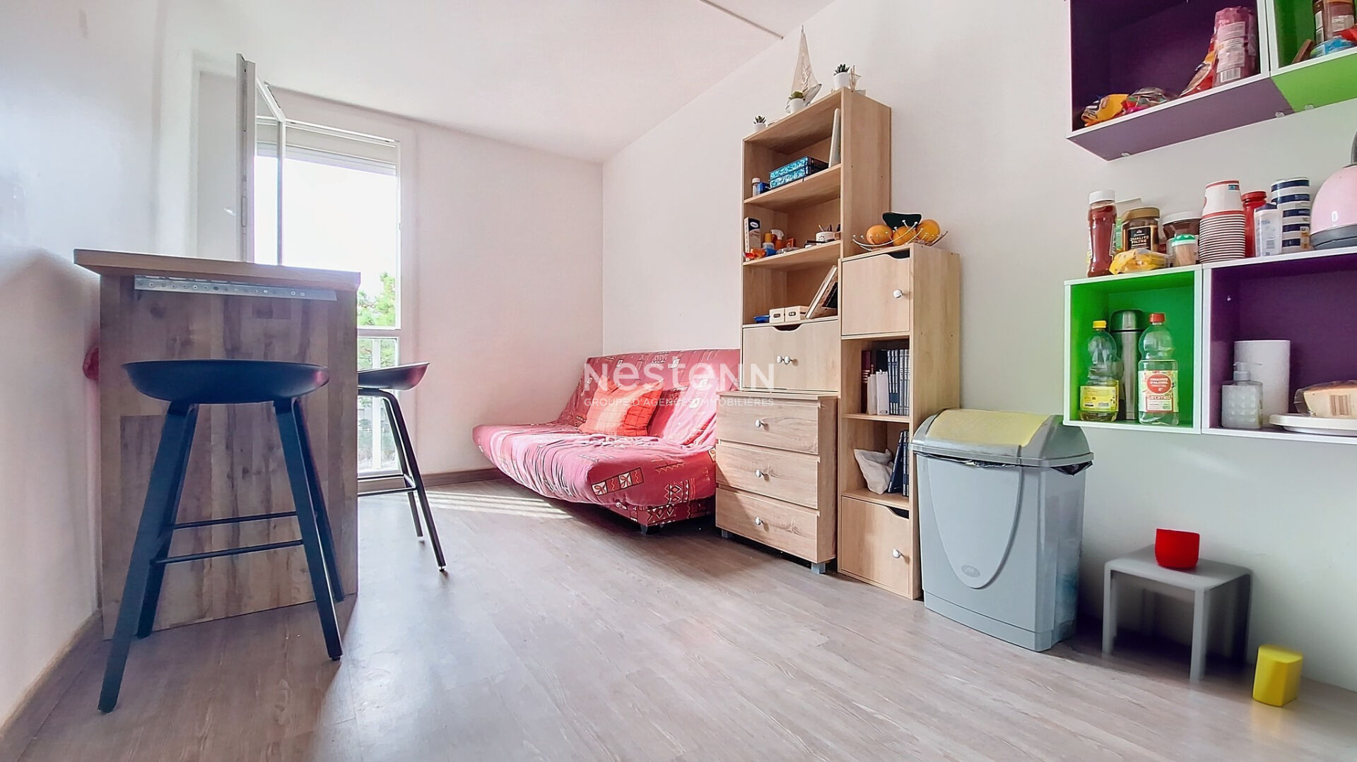 Photo Magnifique appartement 2 pièces de 24m2 rénové avec vue latérale mer image 4/6