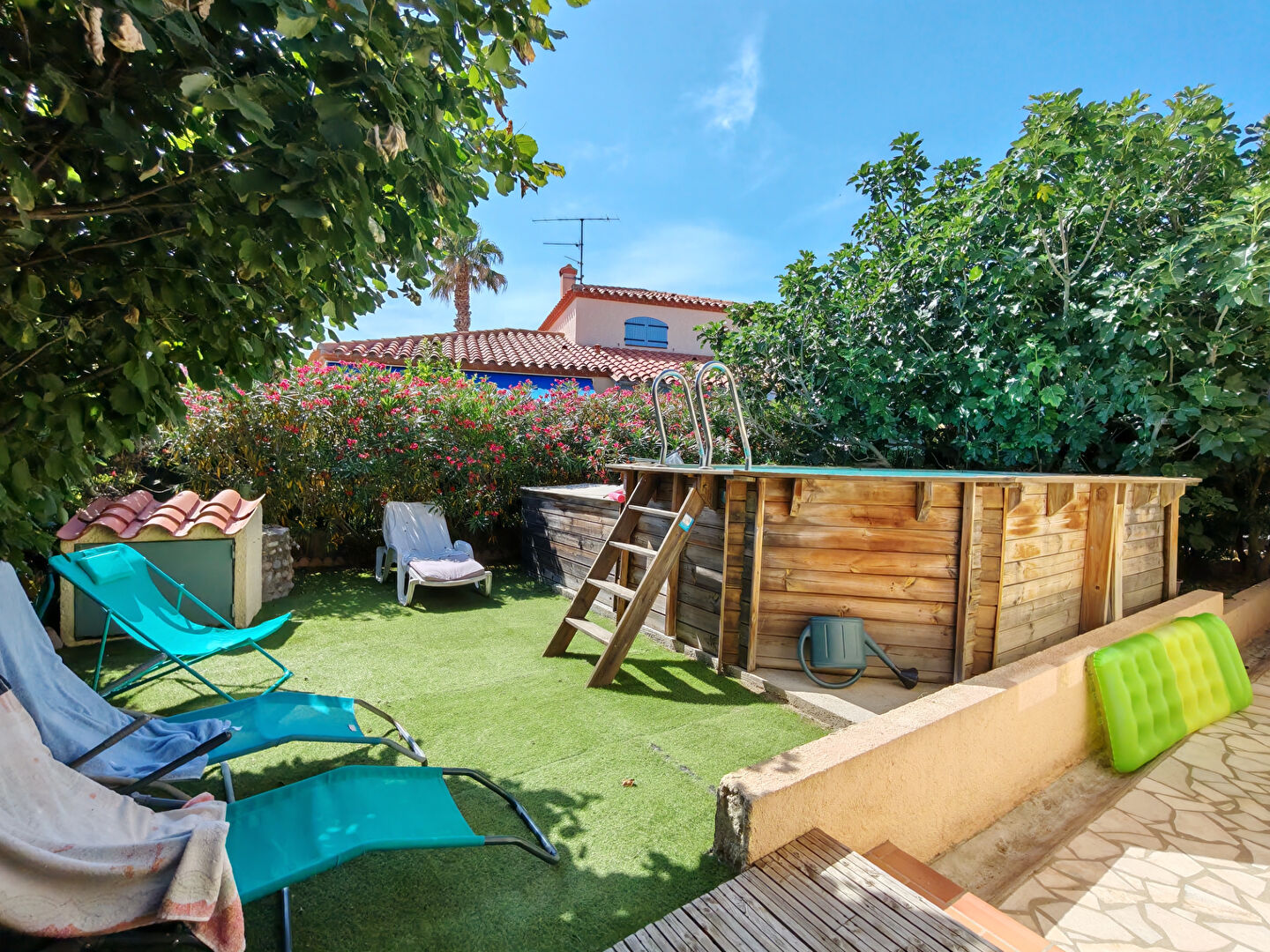 Photo Maison à Vendre à Saint Genis des Fontaines, plain pied, trois faces, trois pièces, 65 m², image 3/6