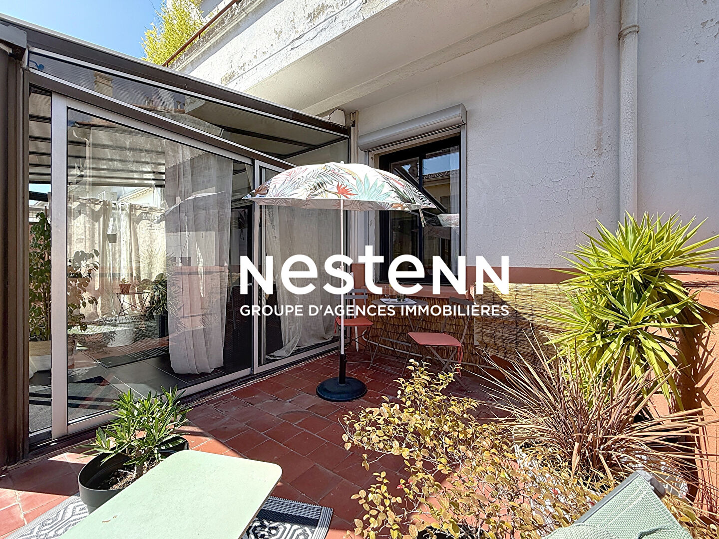 Appartement Perpignan 3 pièces avec véranda, terrasse et cave