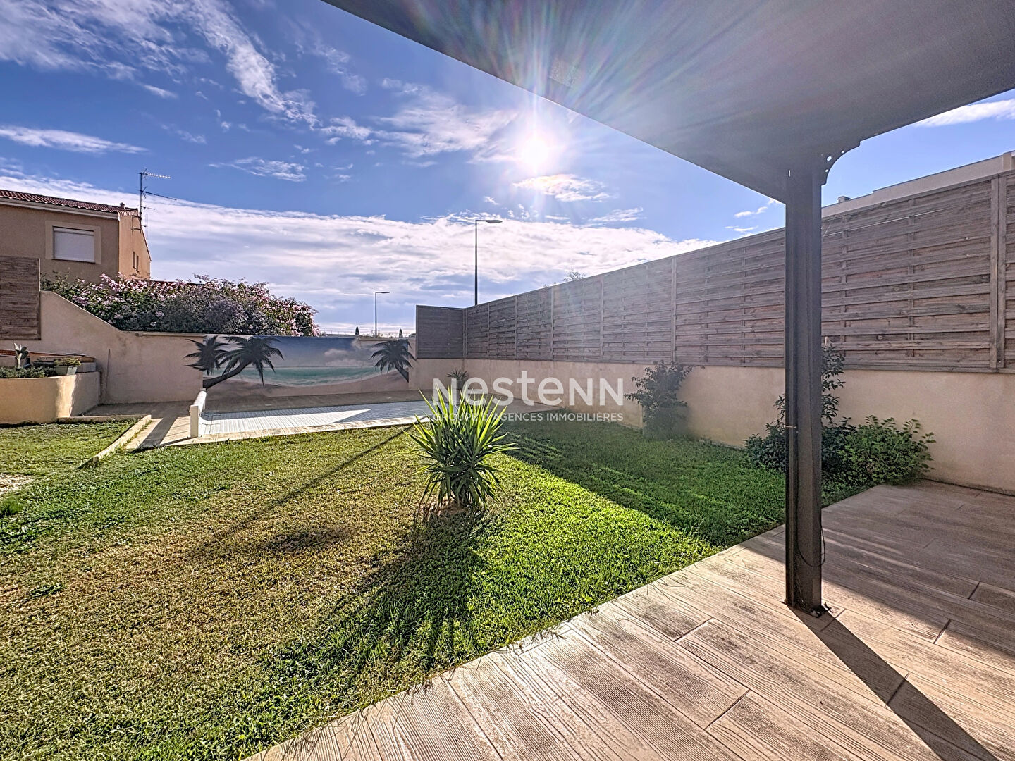 Maison  moderne et récente avec piscine dans quartier calme sur Rivesaltes