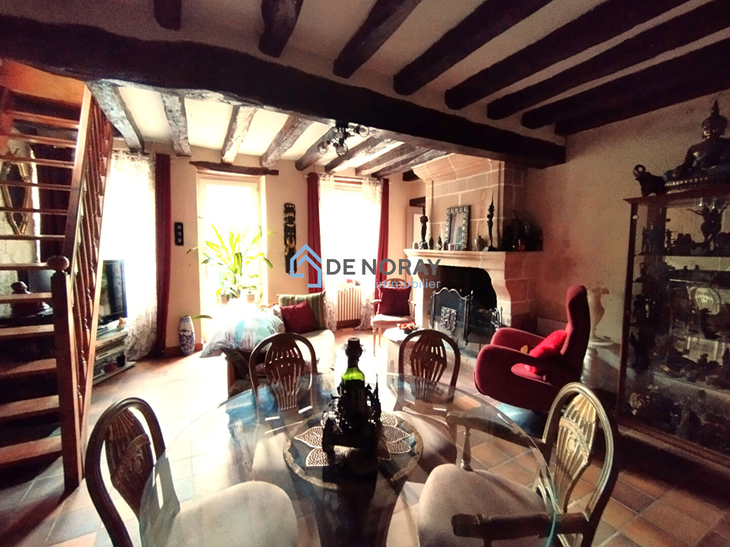 Photo SAINT EPAIN : MAISON SEMI-TROGLODYTE - 5 pièces - 3 chambres image 2/6