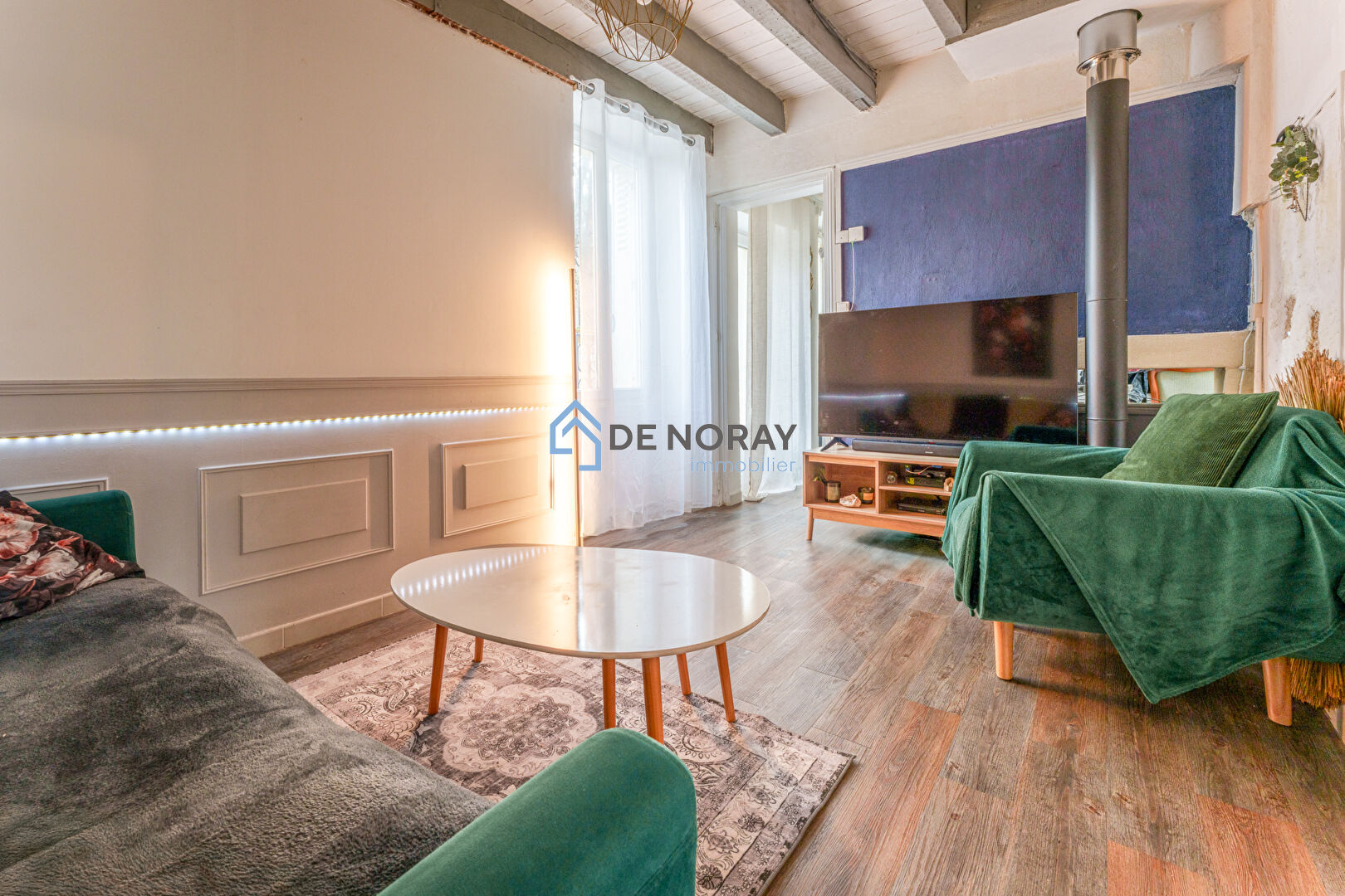 Photo Maison de bourg 101 m2   3 chambres   jardin clos image 2/6