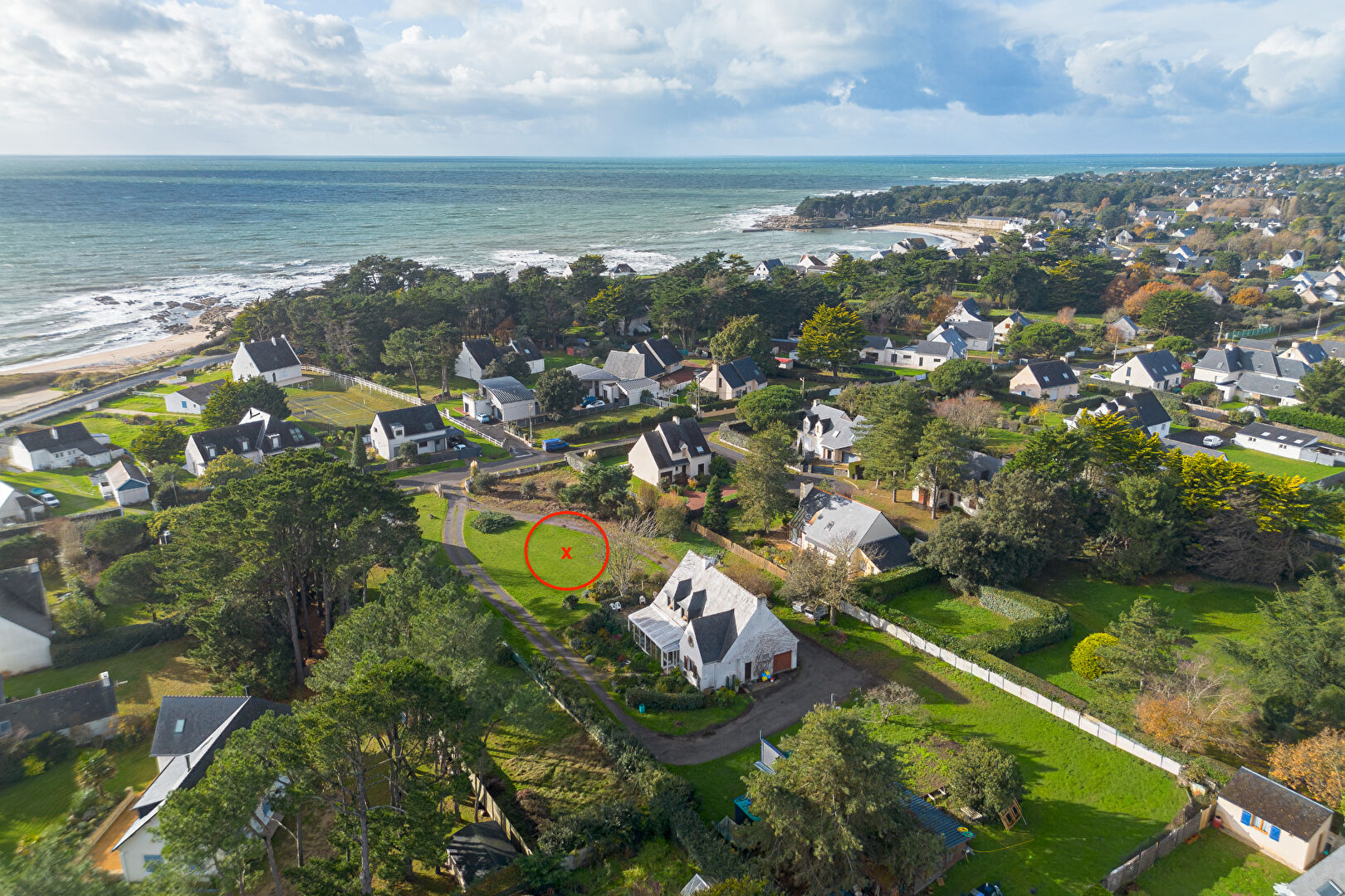 PIRIAC SUR MER Terrain constructible plage à pied