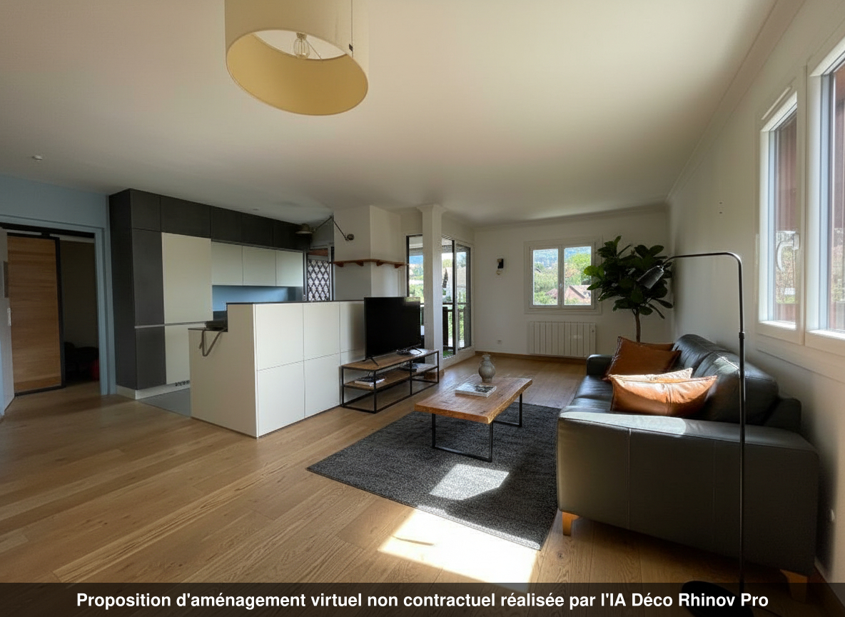 Type 4 vue lac à Annecy le vieux