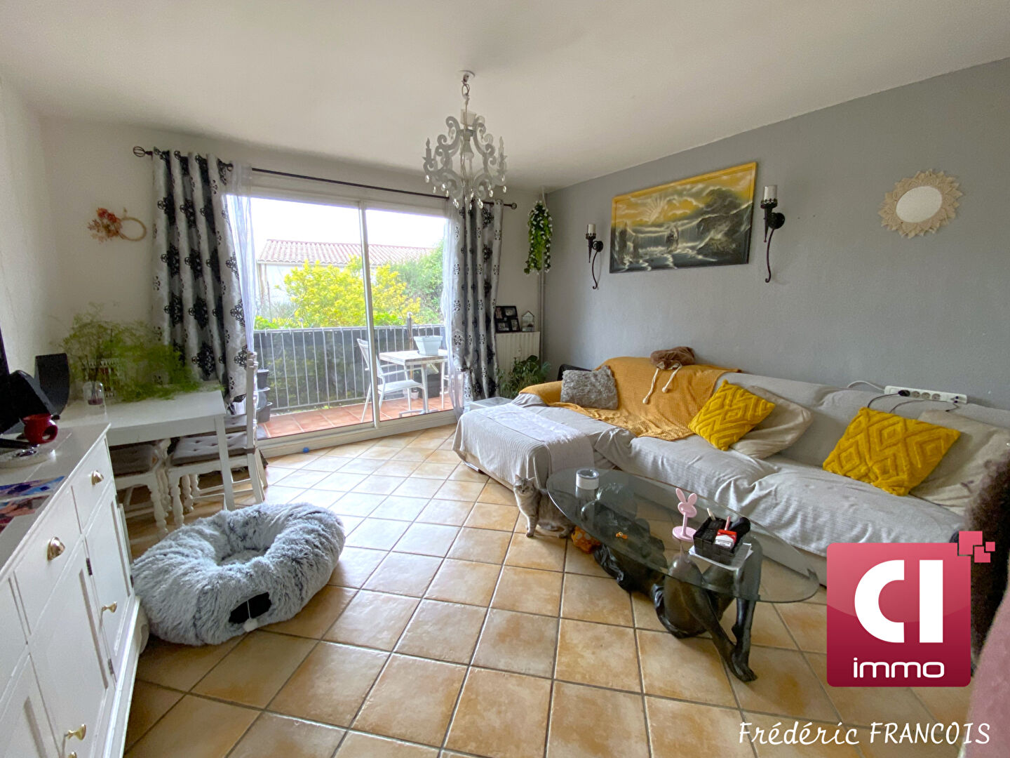 A VENDRE Appartement de 3 pièces (59,63 m² Carrez) avec balcon, garage et cave