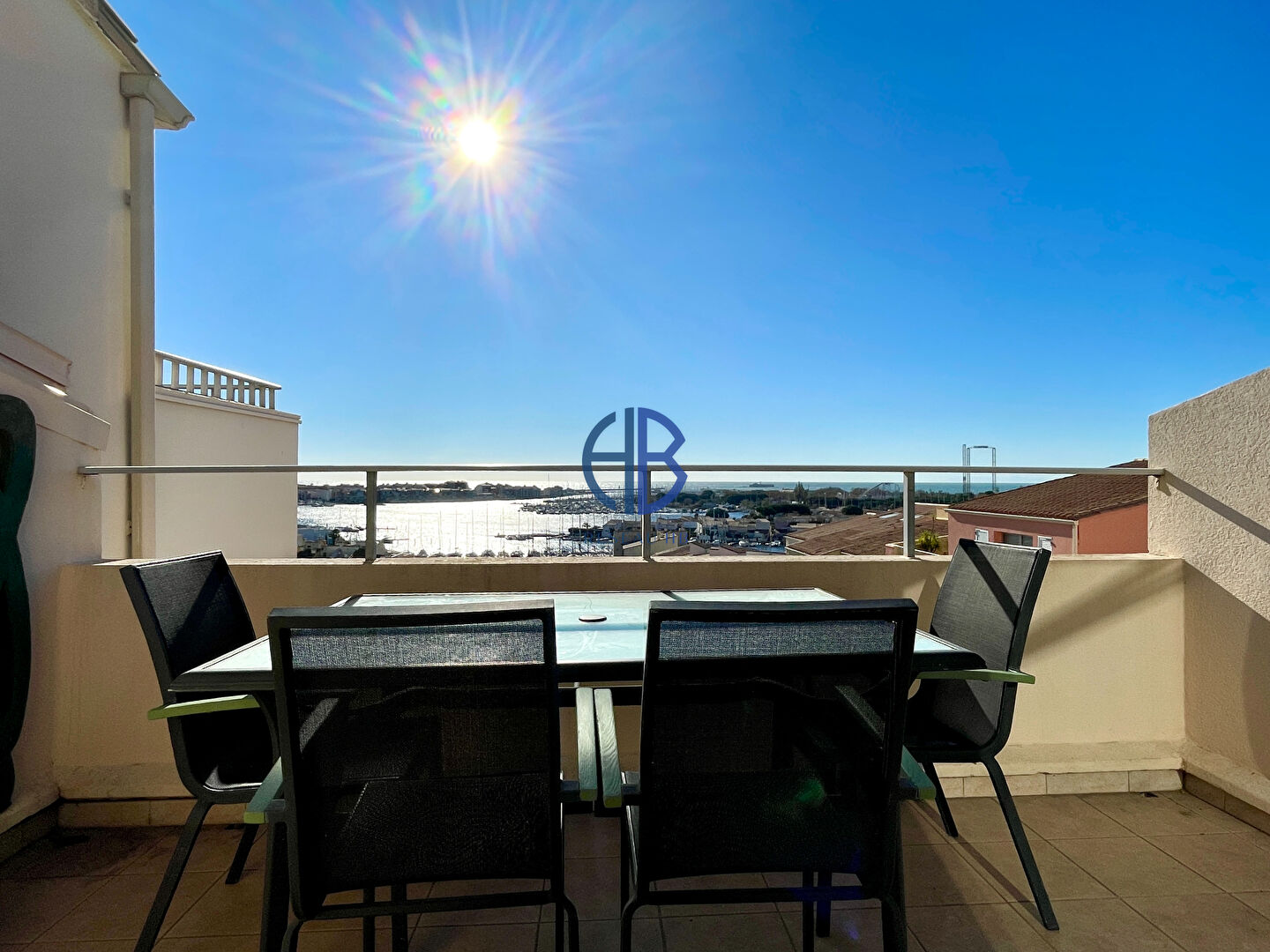 Photo Appartement avec Vue Panoramique Exceptionnelle ! Centre Port, Cap d'Agde 3 pièces de 46 m² image 2/6