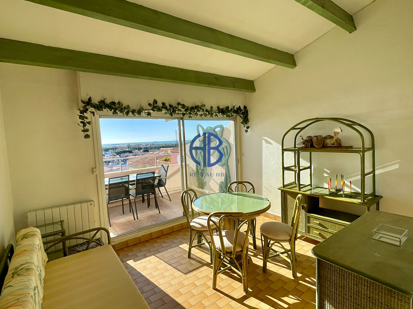 Photo Appartement avec Vue Panoramique Exceptionnelle ! Centre Port, Cap d'Agde 3 pièces de 46 m² image 4/6