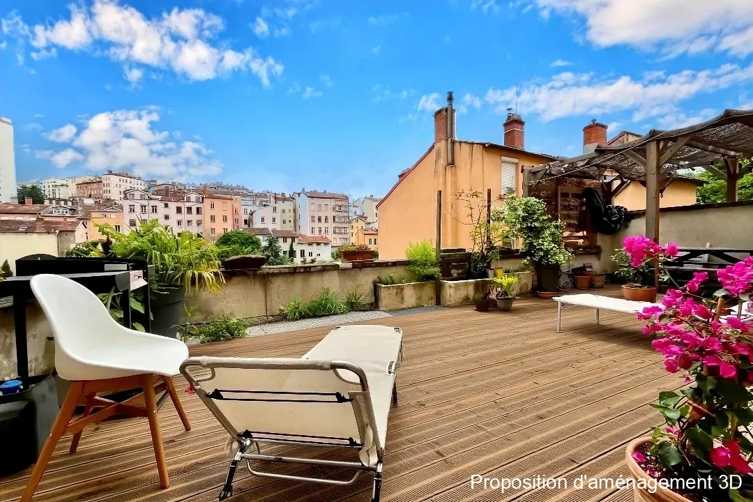 Photo A VENDRE  BISSARDON Appartement  2 pièces 44.63 m2 avec terrasse de 38 m² image 4/6