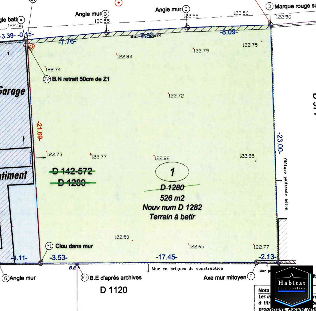 Terrain Silly Le Long 526 m2