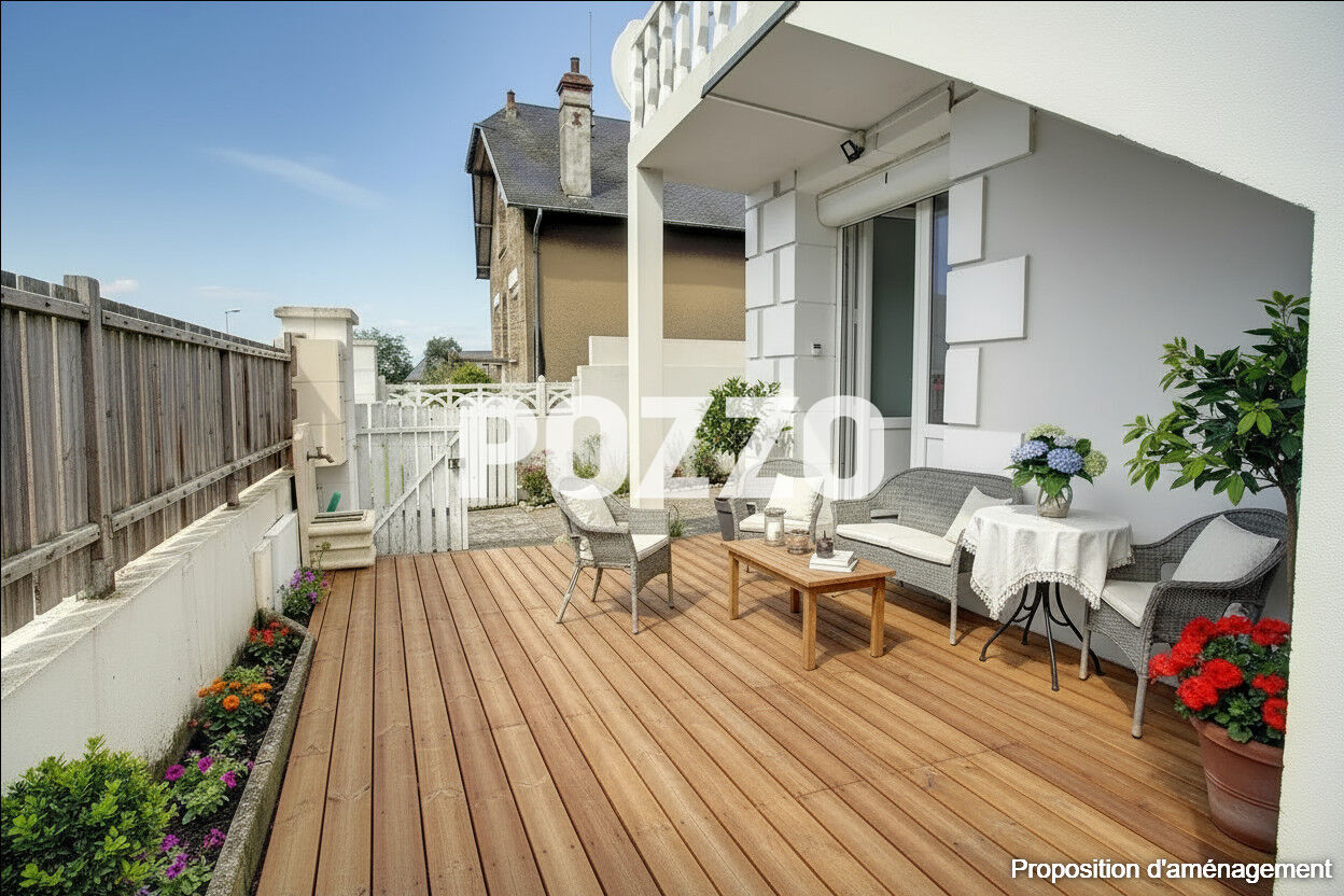 DONVILLE LES BAINS - Appartement T2 rénové dans un cadre calme et agréable