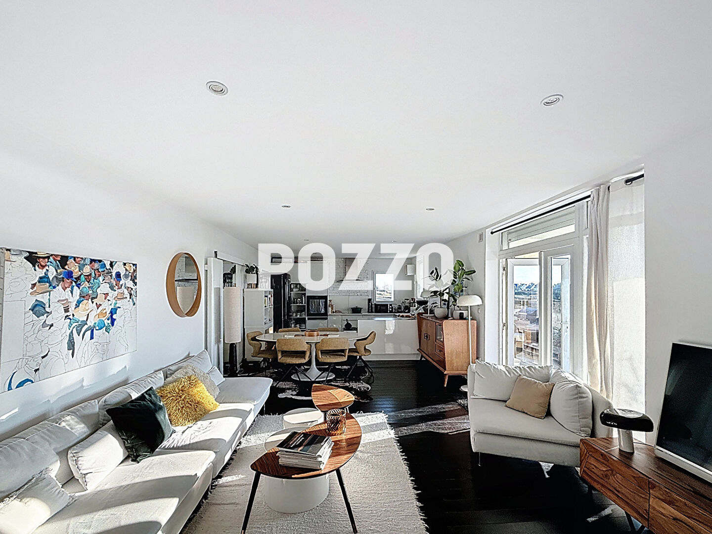 Photo SAINT PAIR SUR MER : appartement F4 (95 m²) à vendre petite vue de mer image 4/6